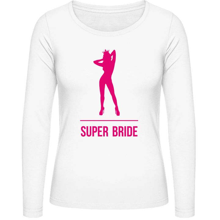 Super Bride Hottie Frauen Langarmshirt contain pic