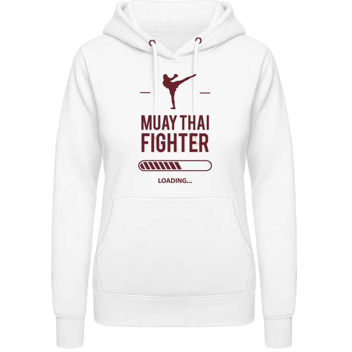 Muay Thai Fighter Loading Women Hoodie contain pic