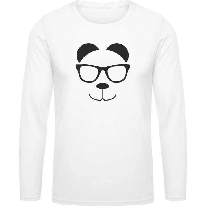 Panda Bear Nerd Shirt met lange mouwen 0 image