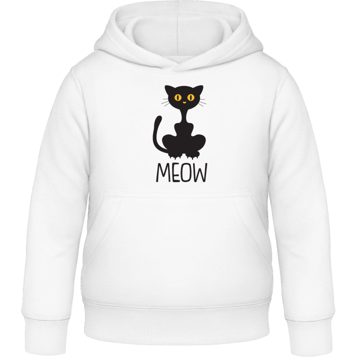 Black Cat Meow Sweat à capuche pour enfants 0 image