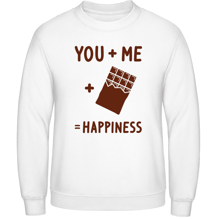 You + Me + Chocolat= Happiness Sudadera contain pic