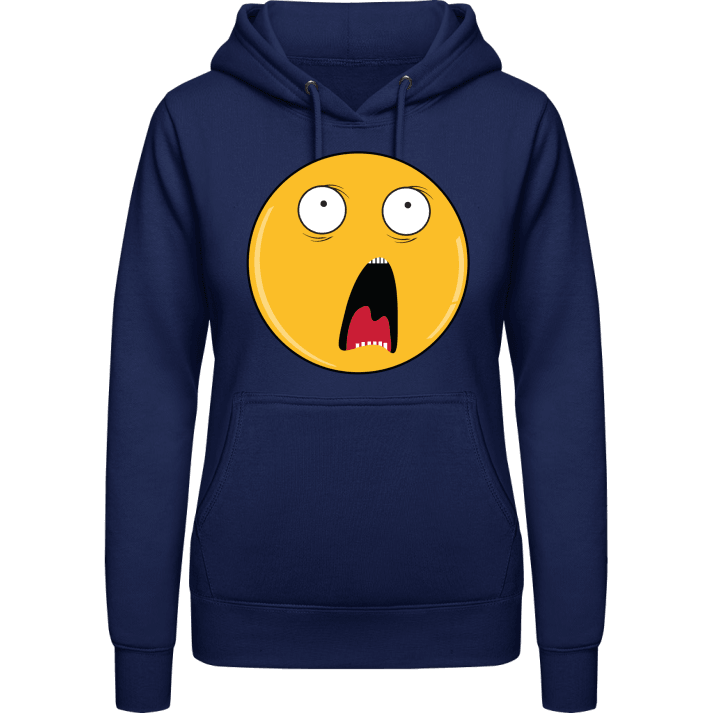 Panic Smiley Vrouwen Hoodie contain pic