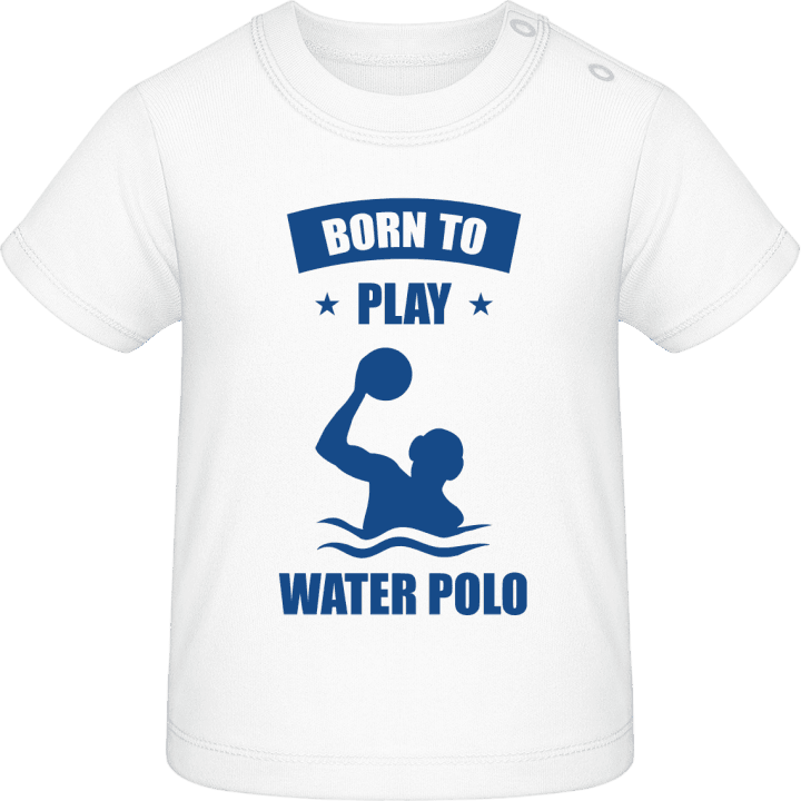 Born To Play Water Polo Baby T-skjorte contain pic