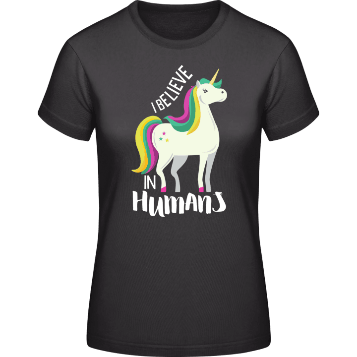 I Believe In Humans Unicorn T-shirt pour femme 0 image