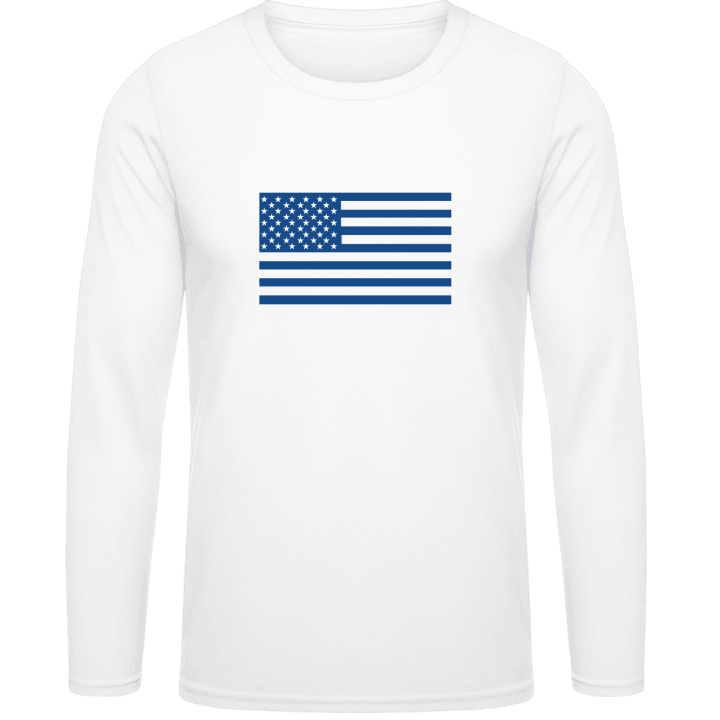 Stars And Strips Flag T-shirt à manches longues contain pic