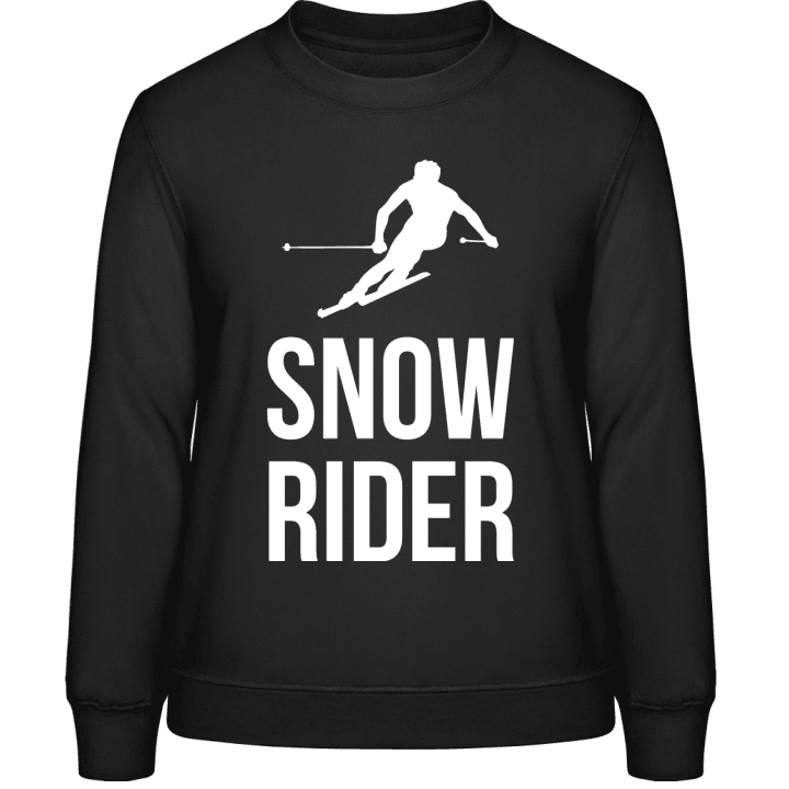 Snowrider Skier Frauen Sweatshirt contain pic