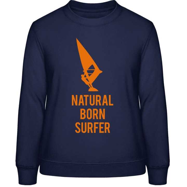 Natural Born Surfer Sweatshirt för kvinnor contain pic