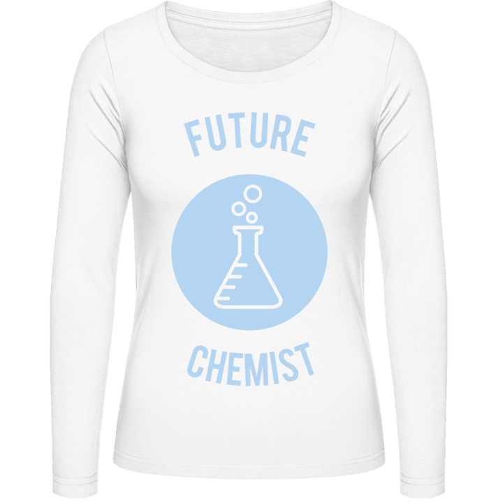 Future Chemist Langermet skjorte for kvinner contain pic
