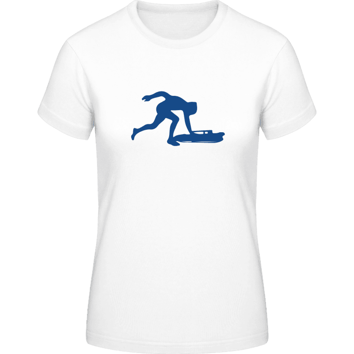 Skeleton Sliding T-shirt för kvinnor contain pic