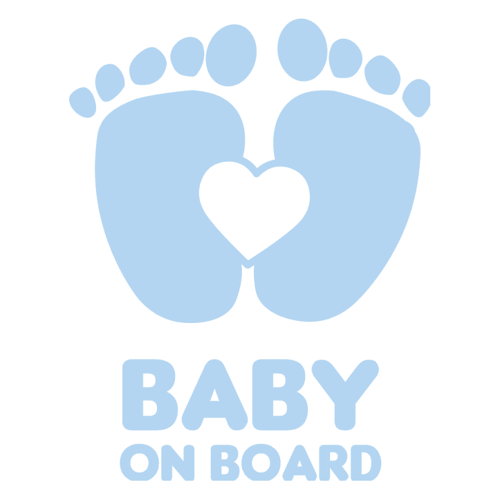 Baby Boy On Board Logo Hoodie för kvinnor 0 image