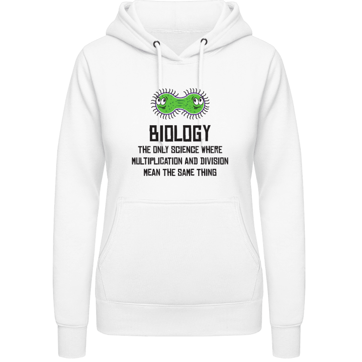 Biology Is The Only Science Hoodie för kvinnor contain pic