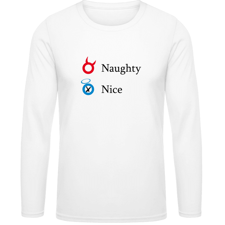 Naughty Nice Shirt met lange mouwen 0 image
