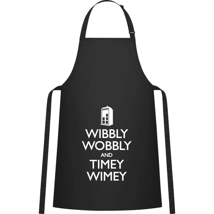 Wibbly Wobbly and Timey Wimey Grembiule da cucina 0 image