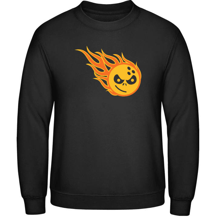 Bowling Ball on Fire Sudadera contain pic