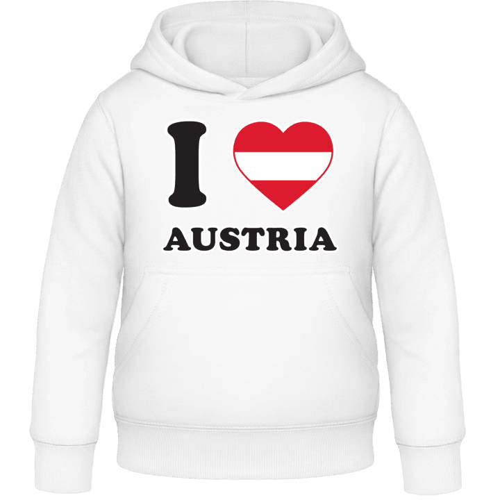 I Love Austria Fan Hættetrøje til børn 0 image
