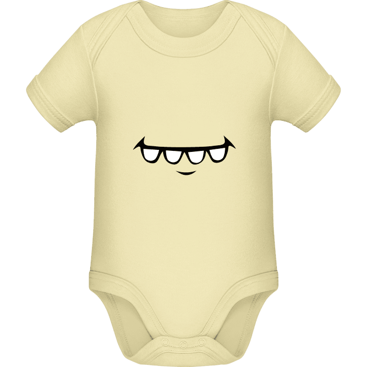 Teeth Comic Smile Baby romper kostym contain pic