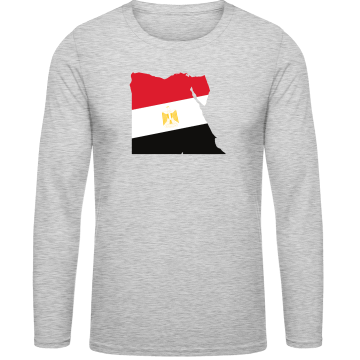 Egypt Map with Crest Langarmshirt contain pic