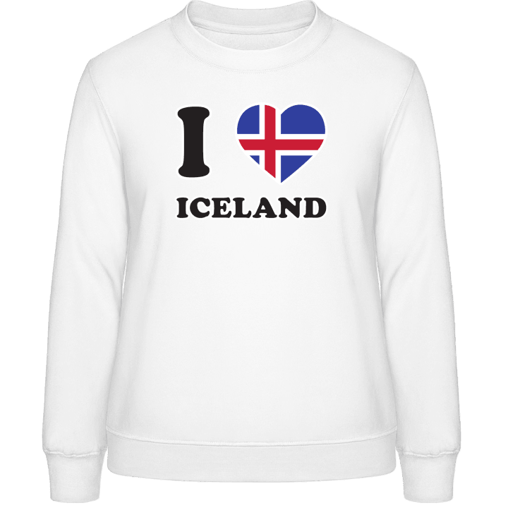 I Love Iceland Fan Frauen Sweatshirt 0 image