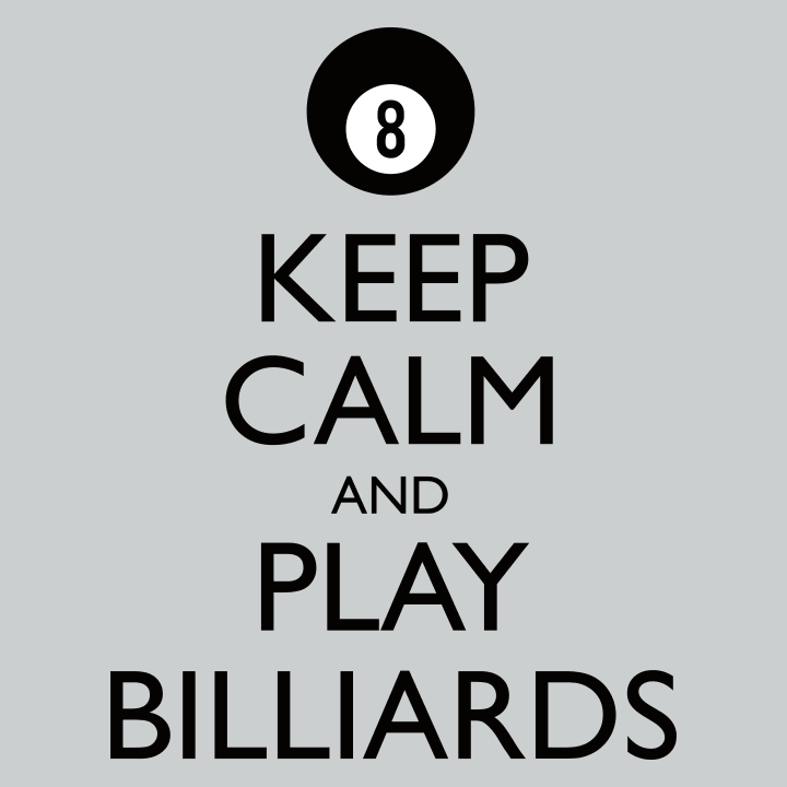 Keep Calm And Play Billiards T-shirt à manches longues 0 image