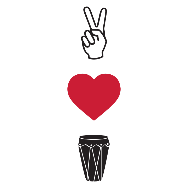Peace Love Percussion Camiseta de mujer 0 image