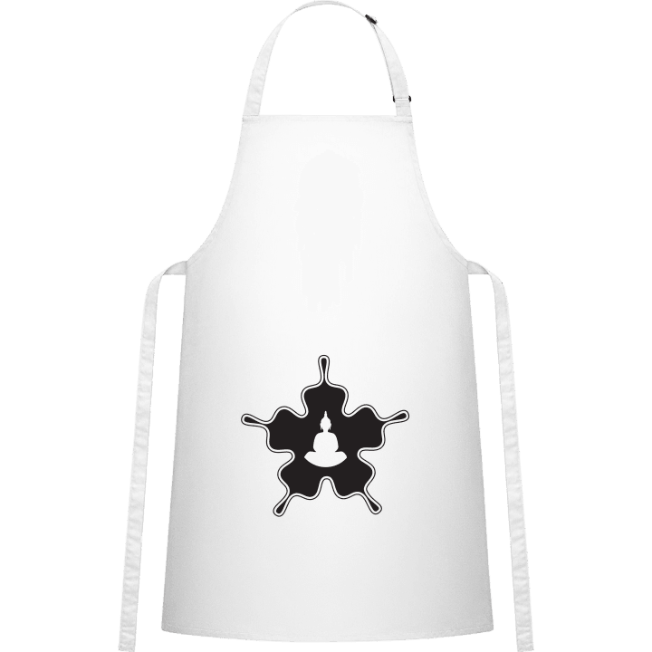 Buddha Figure in Flower Kitchen Apron contain pic