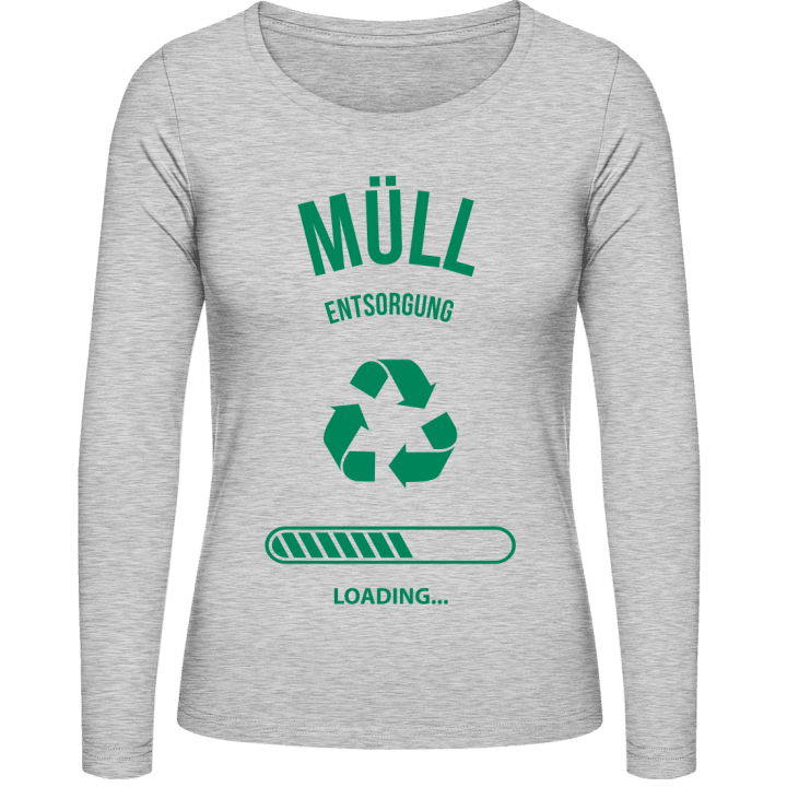 Müll Entsorgung Loading Naisten pitkähihainen paita 0 image