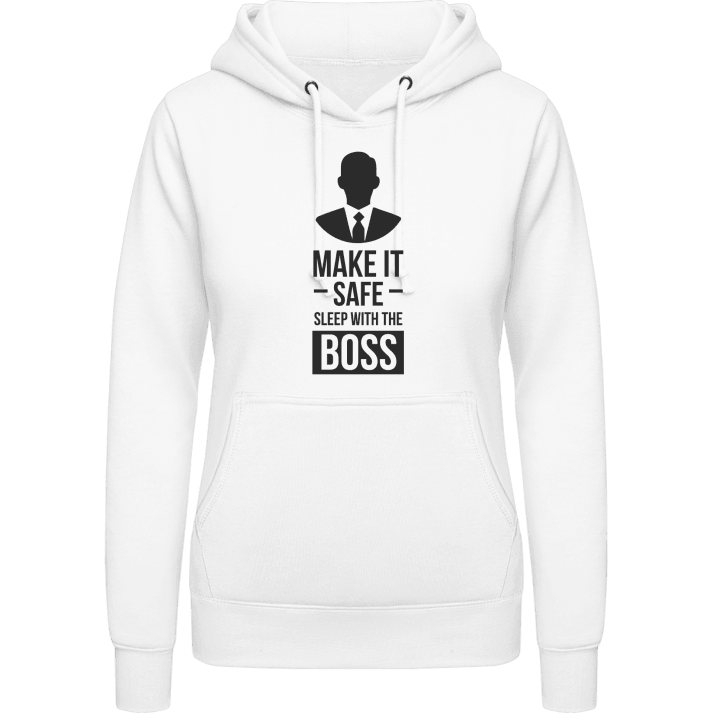 Make It Safe Sleep With The Boss Hoodie för kvinnor contain pic