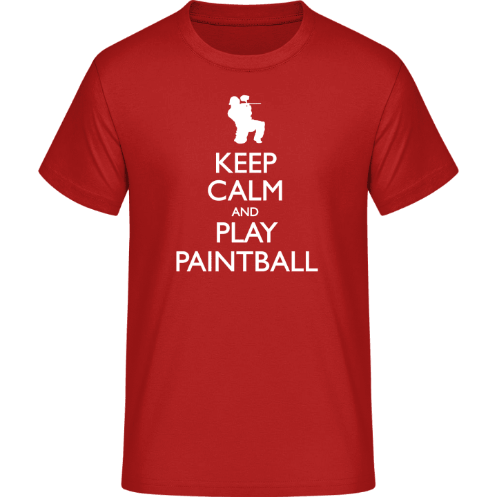 Keep Calm And Play Paintball T-skjorte 0 image