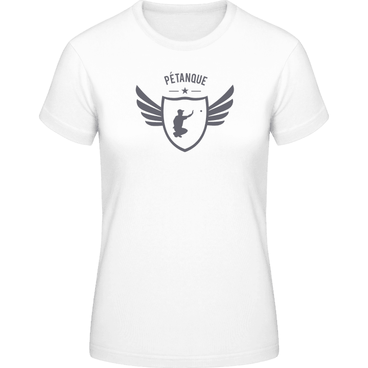 Pétanque Winged T-skjorte for kvinner contain pic
