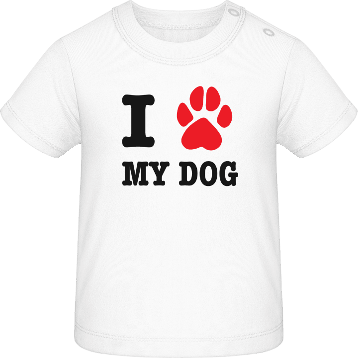 I Heart My Dog Baby T-Shirt 0 image