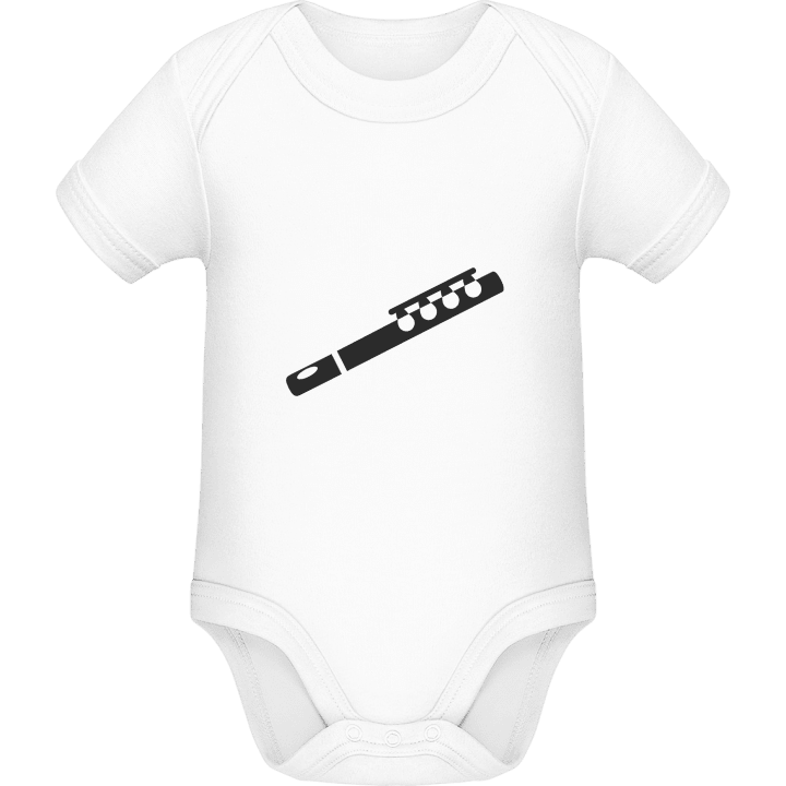 Flute Silouhette Baby romper kostym contain pic