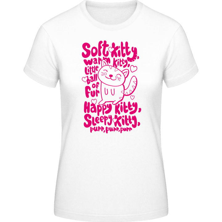 Soft Kitty Warm Kitty Little Ball Of Fur T-shirt til kvinder 0 image