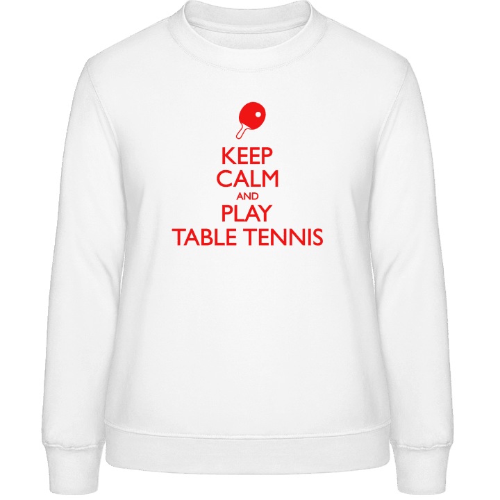 Play Table Tennis Frauen Sweatshirt contain pic