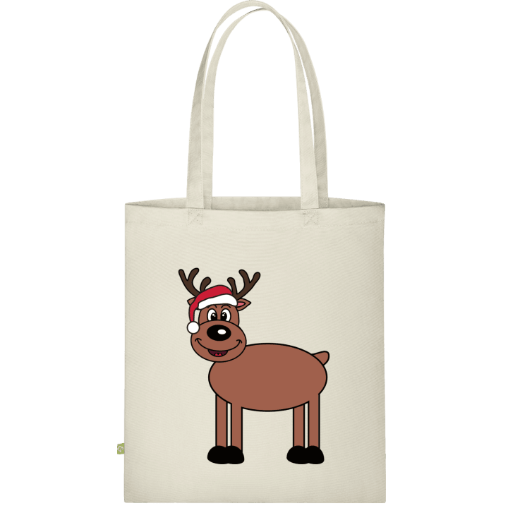 Funny Christmas Reindeer Stofftasche 0 image