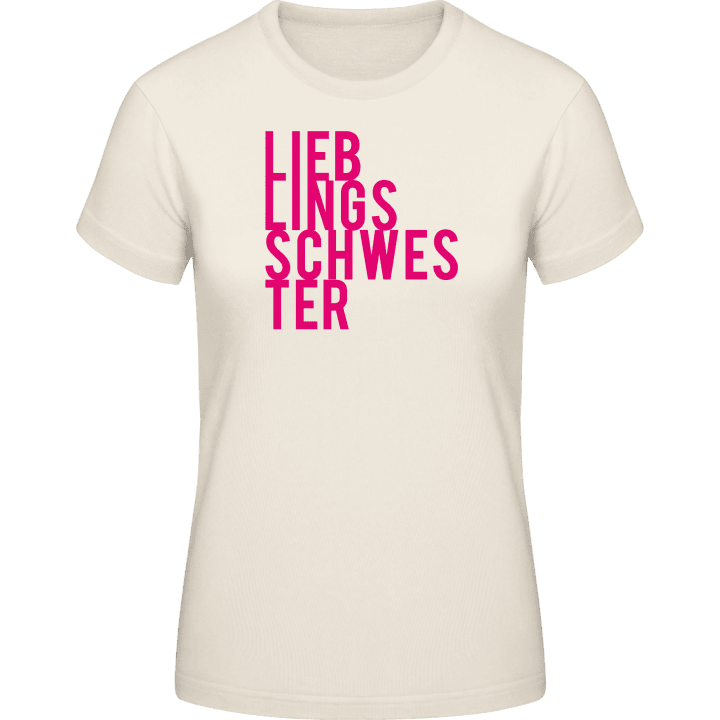 Lieblingsschwester T-shirt til kvinder 0 image