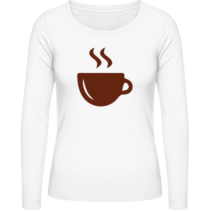 Cup of Coffee Vrouwen Lange Mouw Shirt contain pic