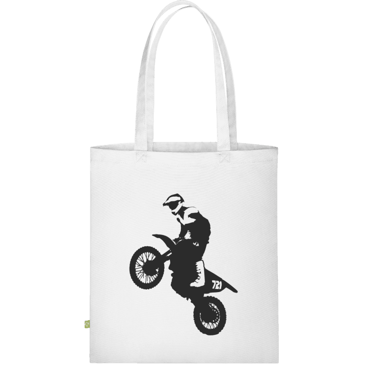 Motocross Illustration Borsa in tessuto contain pic