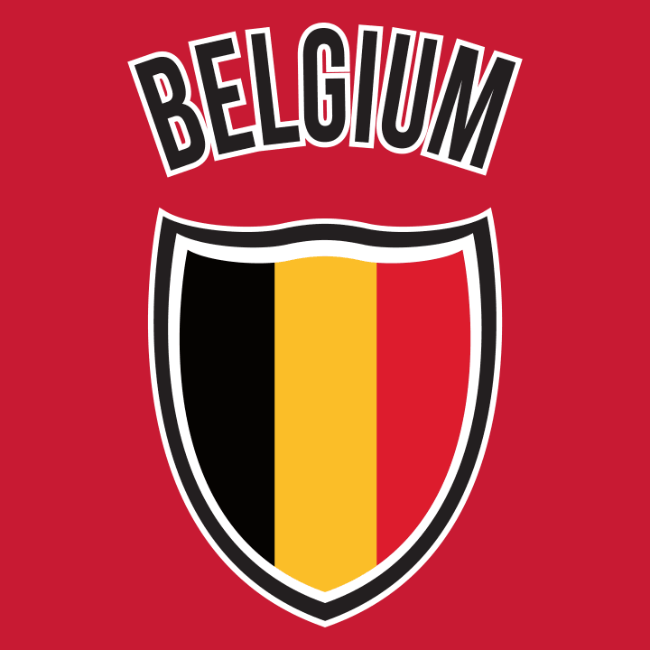 Belgium Flag Shield Naisten pitkähihainen paita 0 image