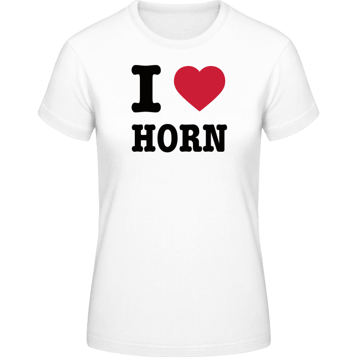 I Love Horn T-shirt til kvinder 0 image