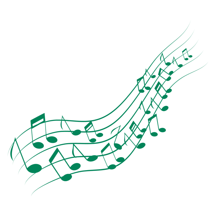 Music Notes Illustration Sudadera con capucha 0 image