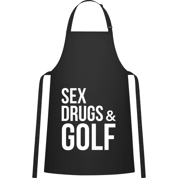 Sex Drugs And Golf Kitchen Apron contain pic