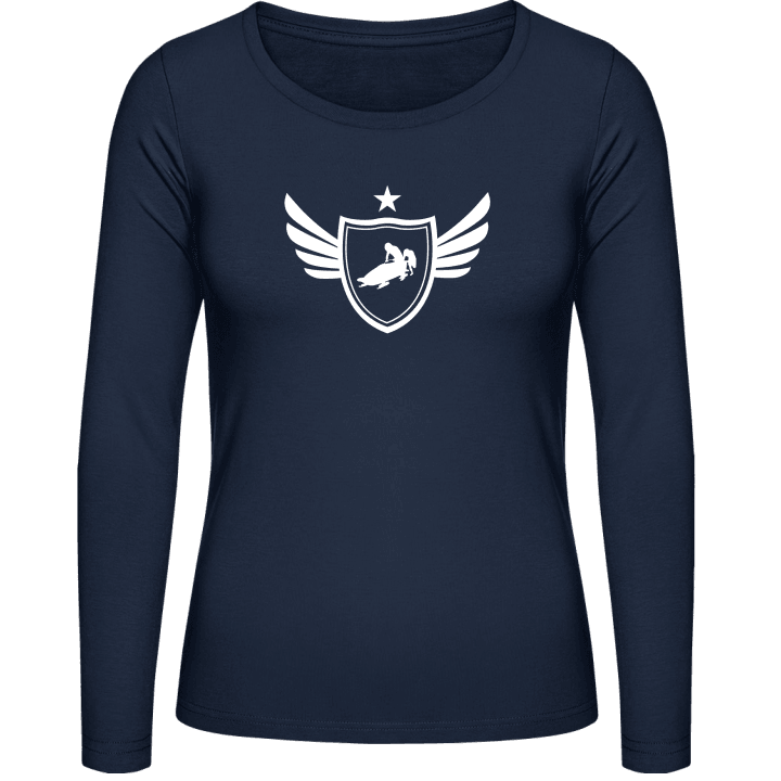 Bobsled Winged T-shirt à manches longues pour femmes contain pic