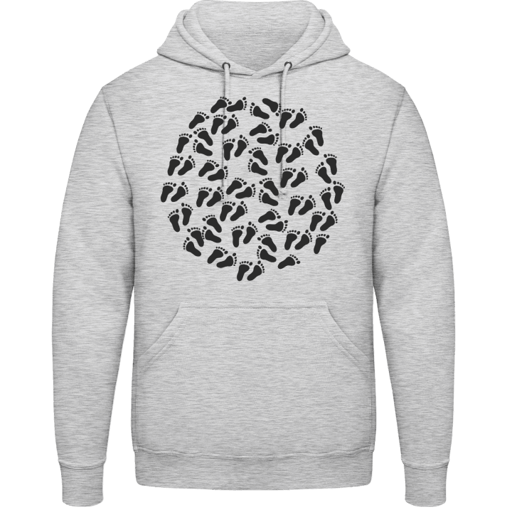 Footprints Silhouette Hoodie contain pic