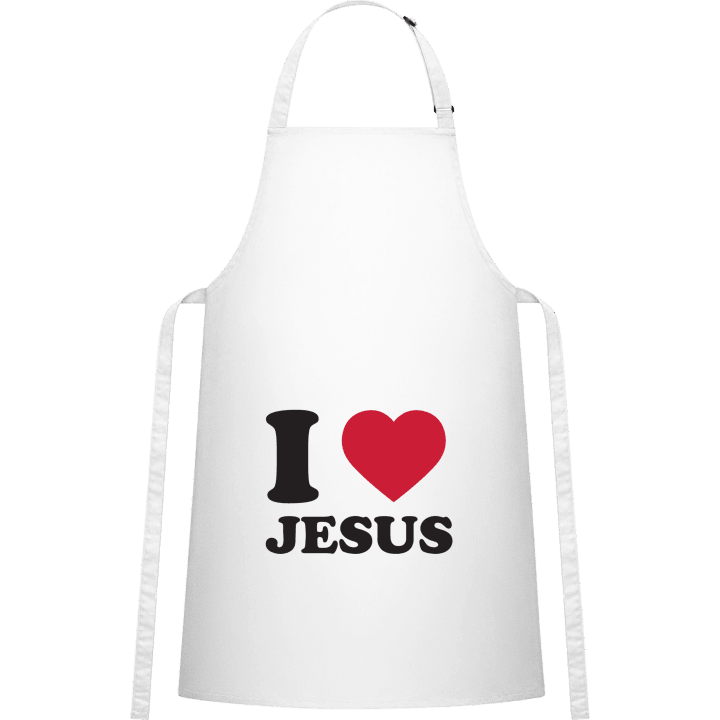 I Heart Jesus Kitchen Apron contain pic