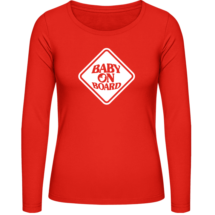 Baby On Board Vrouwen Lange Mouw Shirt 0 image