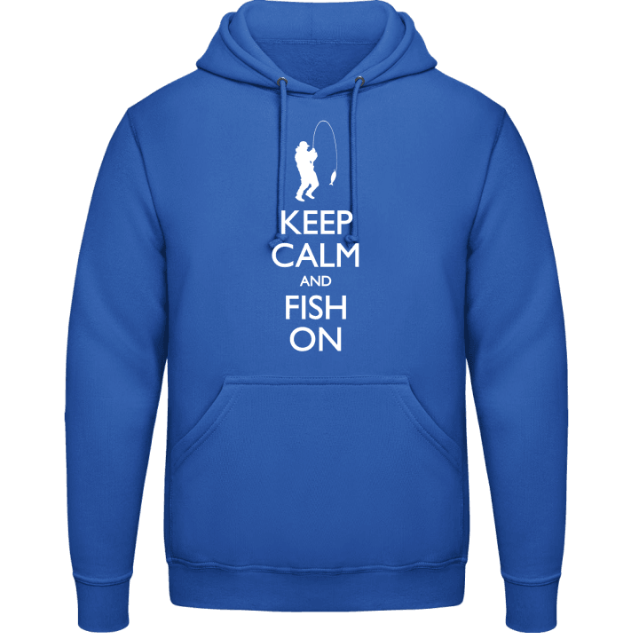 Keep Calm And Fish On Huvtröja 0 image