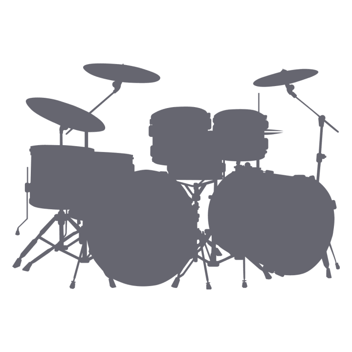 Drums Silhouette T-shirt til børn 0 image