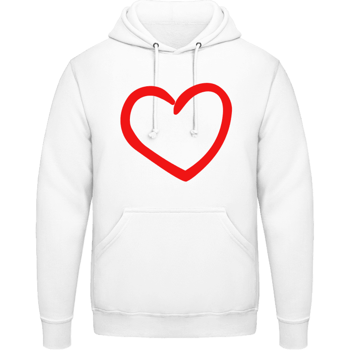 Heart Illustration Hoodie contain pic
