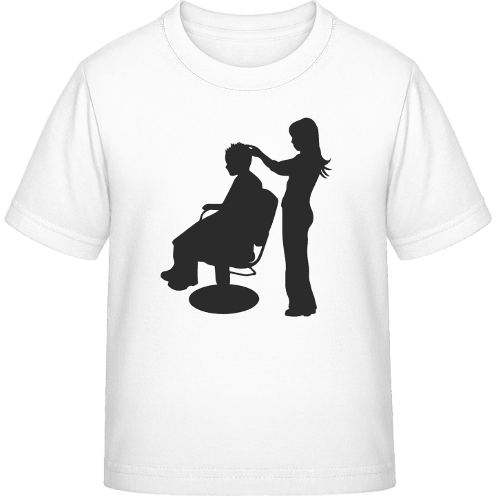 Haircutter Hairdresser T-shirt för barn contain pic
