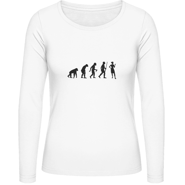 Nurse Evolution Langermet skjorte for kvinner contain pic